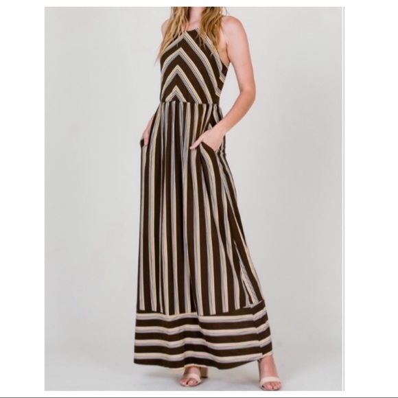 ✨LAST✨Absolutely gorgeous multi striped maxi dress - Picture 8 of 8